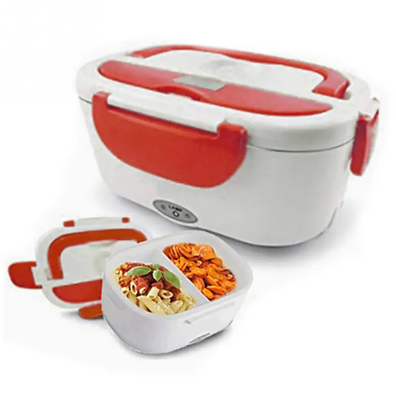 

Electric Food Heater Lunch Box 304 Food Grade Inner Pot 220V/110V-50HZ Food Warmer Portable Lunch Box Heater Rice #20
