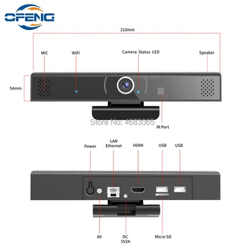 

HD3S Smart TV Box 1GB 8GB Android 6.0 Amlogic S905X Quad-core 2.4 WIFI Bluetooth, HD camera Support 720P Skype Video Call