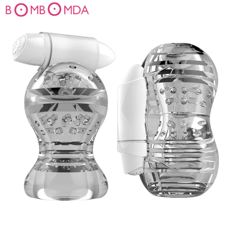 Vibrating Glans Sleeve Adult Sex Toys For Men Penis font b Dildo b font Vibrator Male