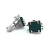 5 uds. De interruptor Codificador rotativo EC11 con interruptor de botón, 30 posiciones, 5 pines, longitud del mango de Tipo SMD, 15mm, eje de ciruela ► Foto 1/3