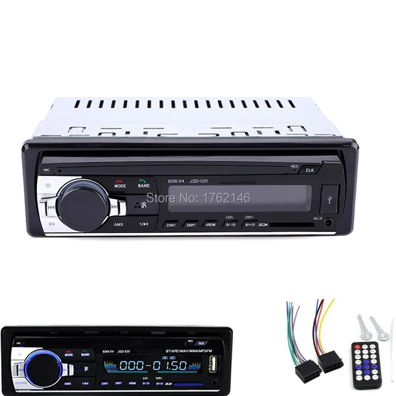Автомобильный радиоприемник JSD520 цифровой стерео плеер с поддержкой Bluetooth 2 0