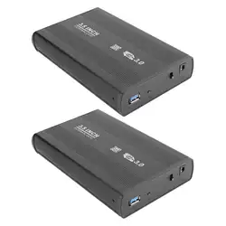 ALLOYSEED 3,5 дюймов USB 3,0 SATA внешний жесткий диск Корпус чехол коробка со светодиодный ным индикатором подходит для for1-4 ТБ жесткий диск s