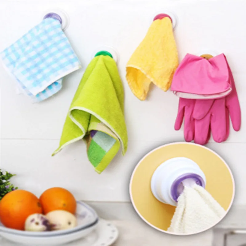 

High Quality Home Supplies Random Color Storage Organization Bathroom Towel Clip 1PC Wash Cloth Kitchen Storage Hooks Hot Sale