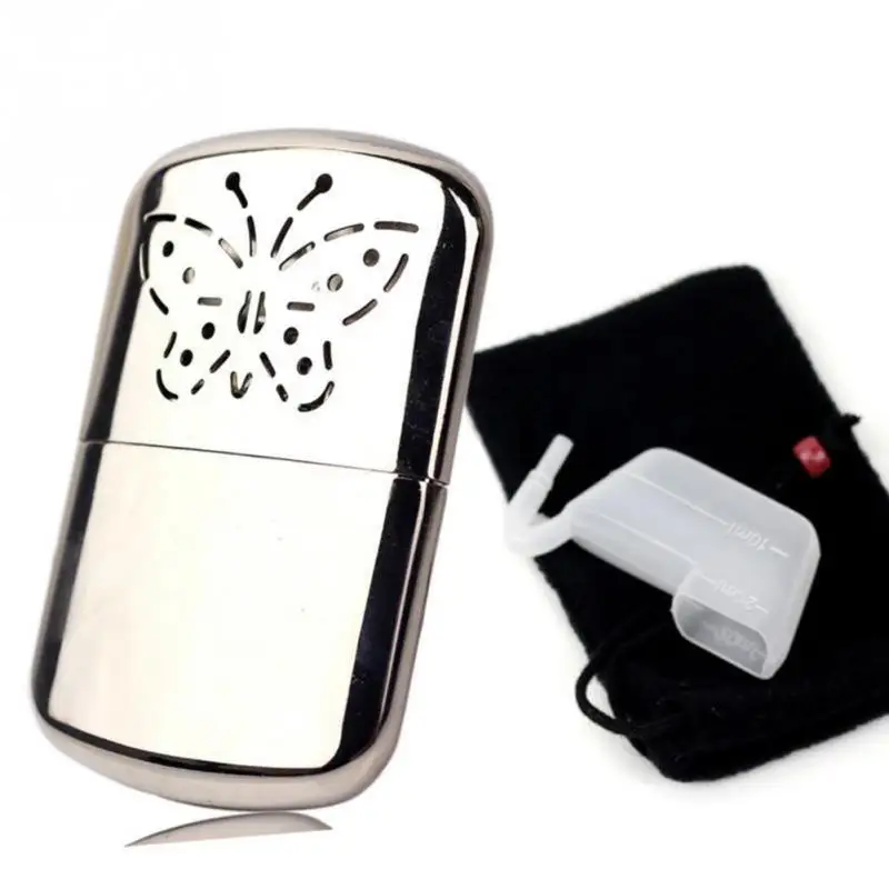 

Portable Butterfly Fuel Hand Warmer Reusable Platinum Standard Pocket Handy Hand Warmers Head for Outdoor hunting