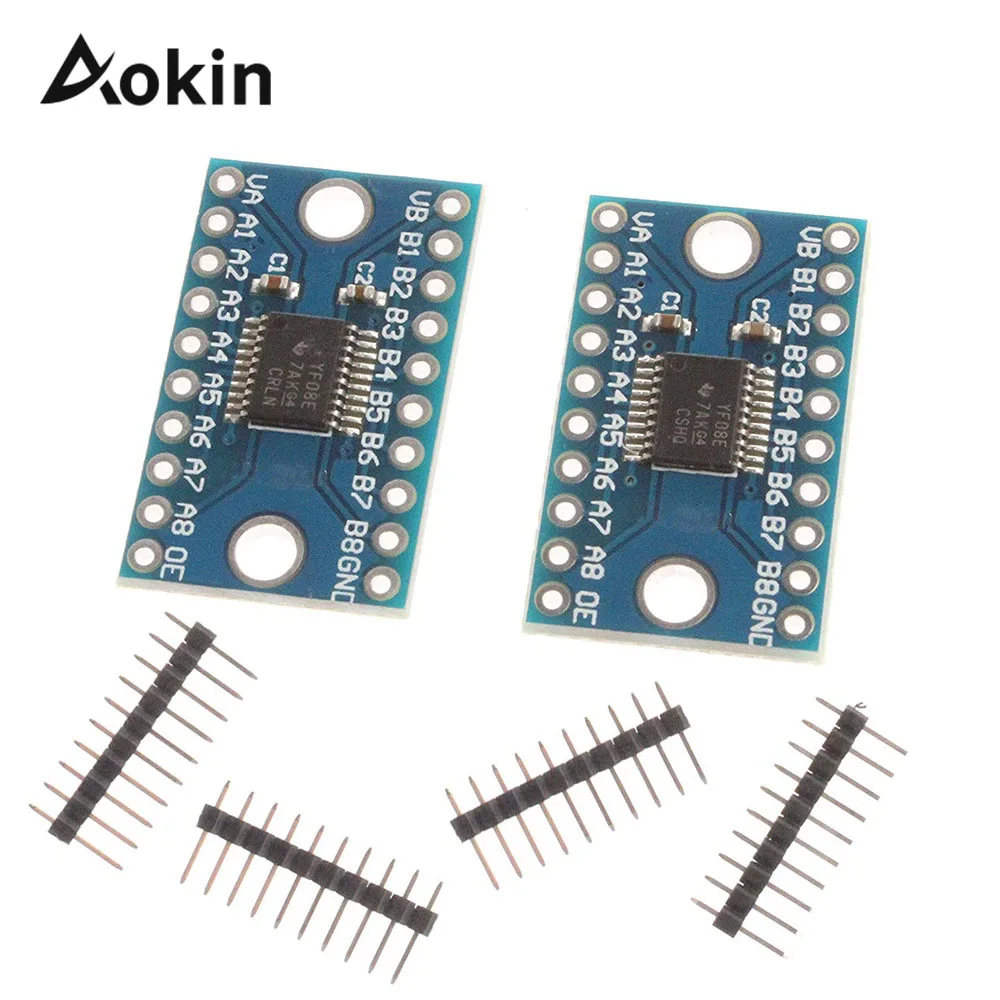 

TXS0108E High Speed Full Duplex 8 Channel Logic Level Converter 3.3V 5V Bidirectional High Speed Full Duplex for Arduino