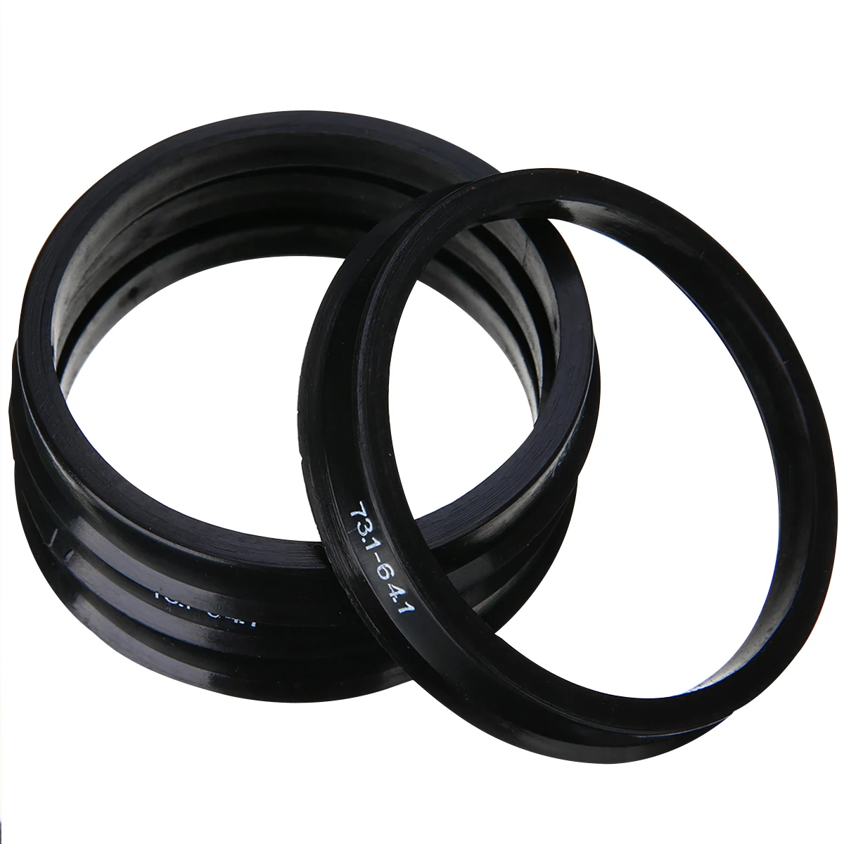 

For Honda 4pcs/set Black Wheel Center Collar Hub Centric Ring 73.1- 64.1mm High Quality Plastic Polycarbonate
