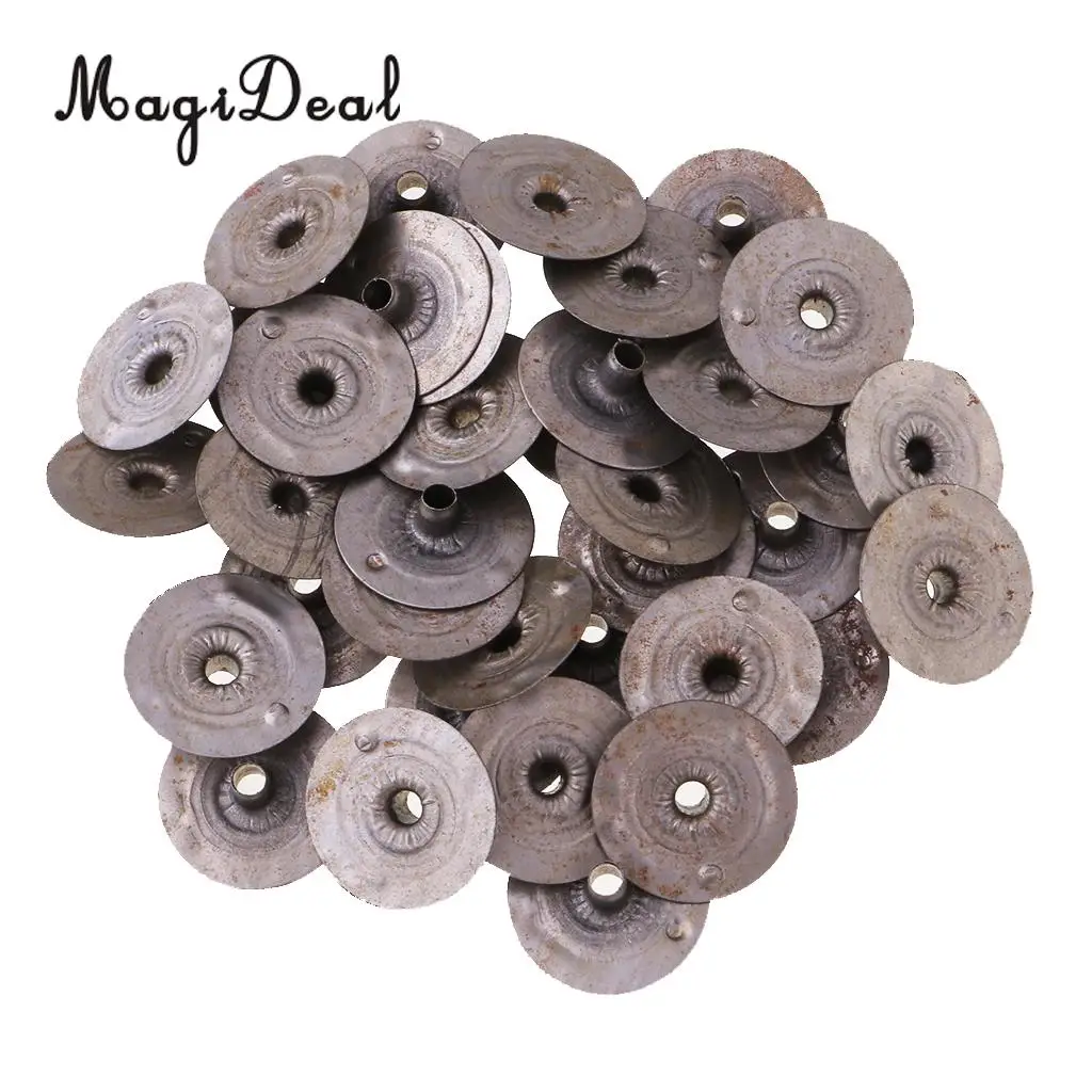 200Pcs Metal Candle Wick Sustainers Tabs Base & Roll Candle Making