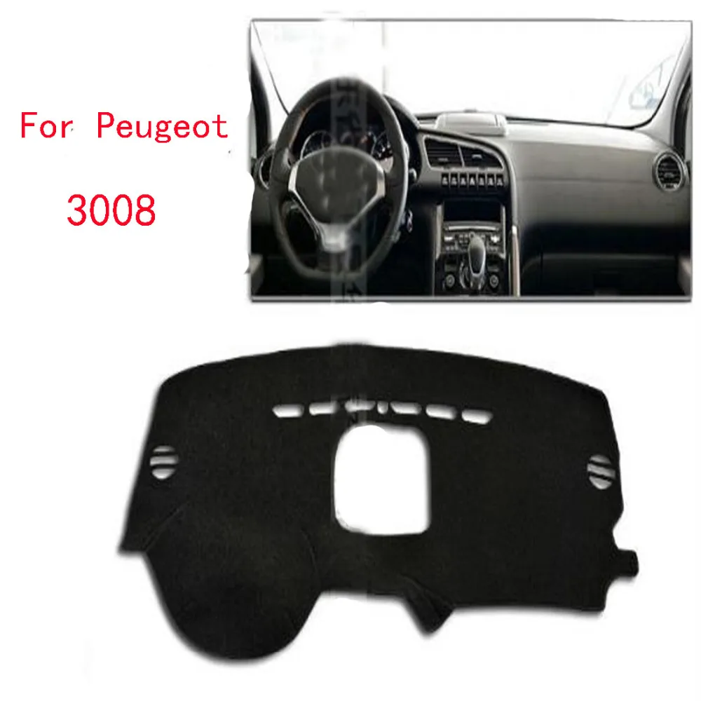 Dongzhen For Peugeot 3008 Car Dashboard Cover Avoid Light Pad Instrument Platform Dash Board Styling Accessories | Автомобили и