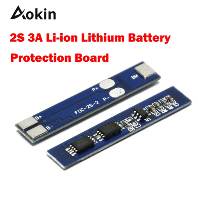 Защитная плата aolin 2S 3A для зарядки литий-ионных аккумуляторов 7 4 8 В 18650 |