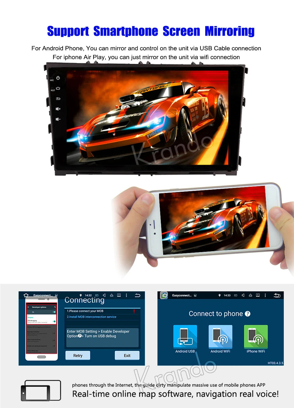 Clearance Krando Android 8.1 10.1" Full touch car Multimedia player for HYUNDAI MISTRA 2013 navigation system radio player gps wifi BT 3 Clearance Krando Android 8.1 10.1" Full touch car Multimedia player for HYUNDAI MISTRA 2013 navigation system radio player gps wifi BT 3