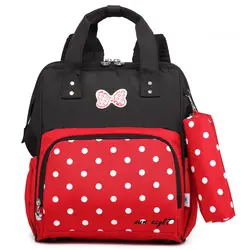 Милый черный красный бант для девочек рюкзак детский школьный рюкзак школьные рюкзаки для девочек водостойкий детский сад рюкзак оптовая