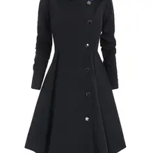 Wipalo зимнее пальто размера плюс, асимметричное флисовое контрастное пальто с капюшоном, Женское пальто, однобортное, цвет блока, длинная верхняя одежда, пальто