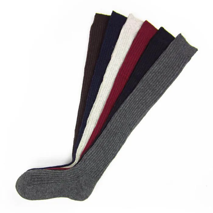 Winter Women's Soft Wool Warm Knit Over Knee Thigh High Causal Solid Stockings Special offer Seven Colors