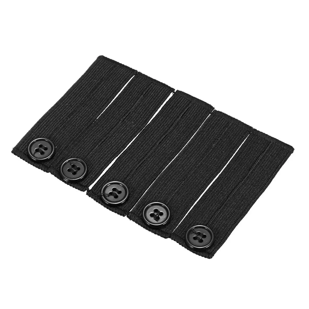 Waistband Pant Extender Adjustable Elastic Belt Expanders Button Hooks