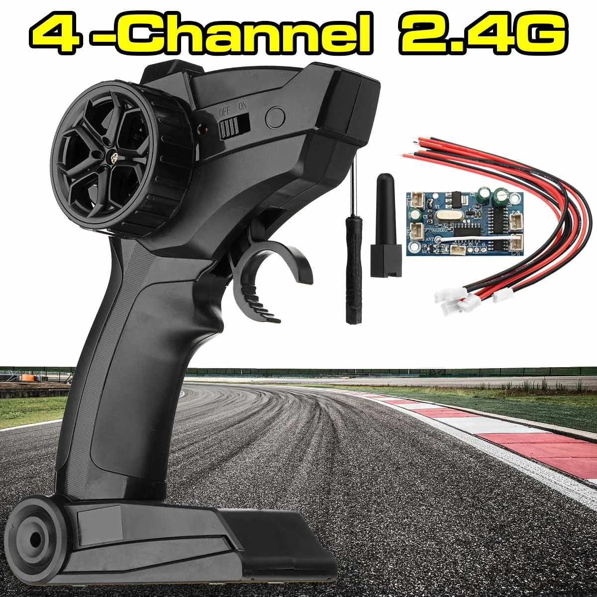 

High Quality 2.4GHz 3CH Digital Radio Remote Control Transmitter Receiver for Car Boat Beamy for RC Car or Boat