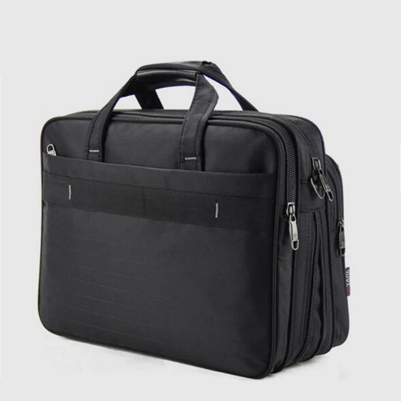  New Top Quality Classic Business Briefcase Men Shoulder Bags 15 Inch Laptop Bag Waterproof Durable 