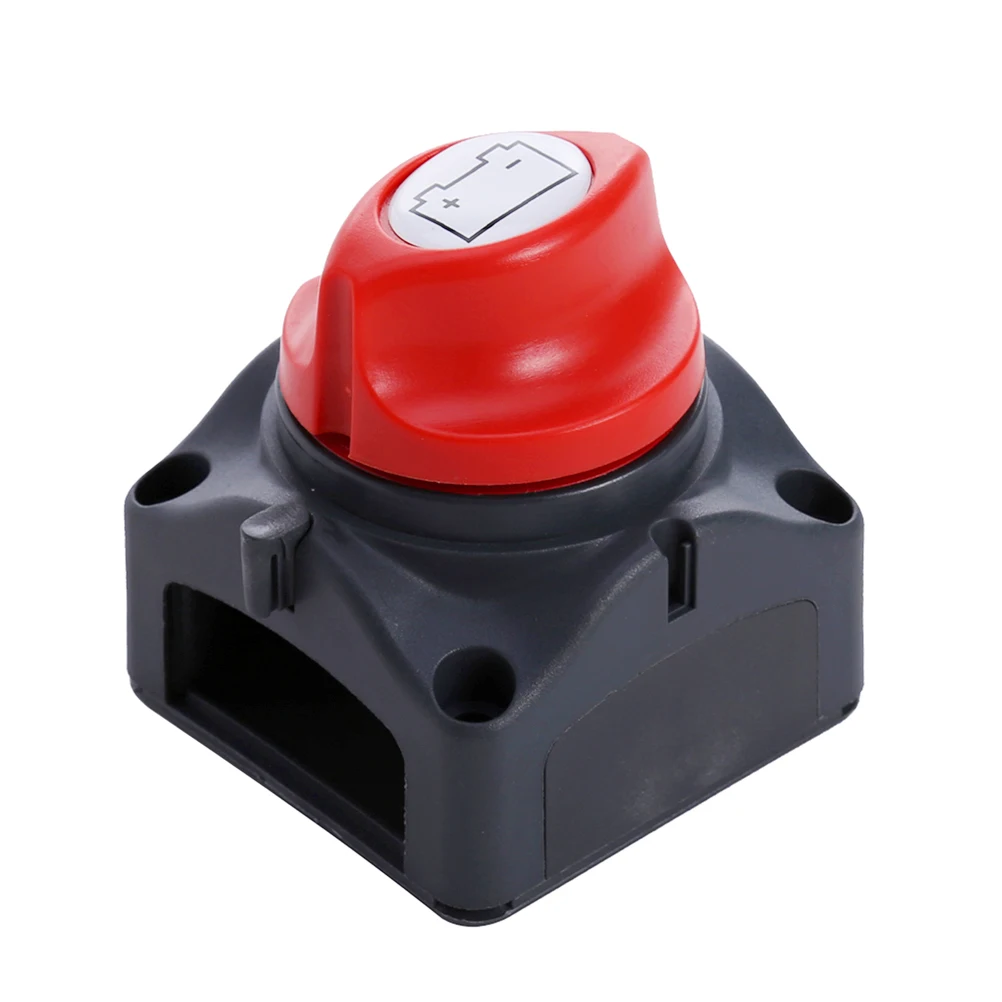 

12V/24V Universal Battery Isolator Master Cutoff Cut Off Power Kill Switch Waterproof Cover Isolator for Car Boat