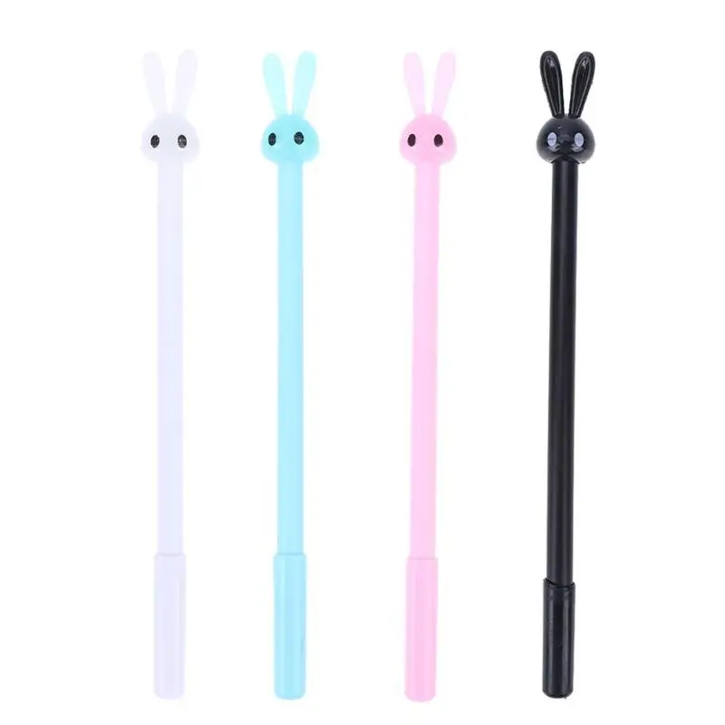 

VODOOL Cute Cartoon Rabbit Ballpoint Pen Kawaii Gel Ball Pens School Supplies Stationery Creative Ink Pen For School Stationery