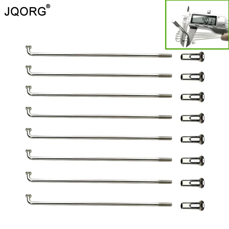 

8G 4.0mm Motorcycle Spokes 304 Stainless Steel Material Motocross Wheel Spokes Match With Stainless Steel Material Long Nipples
