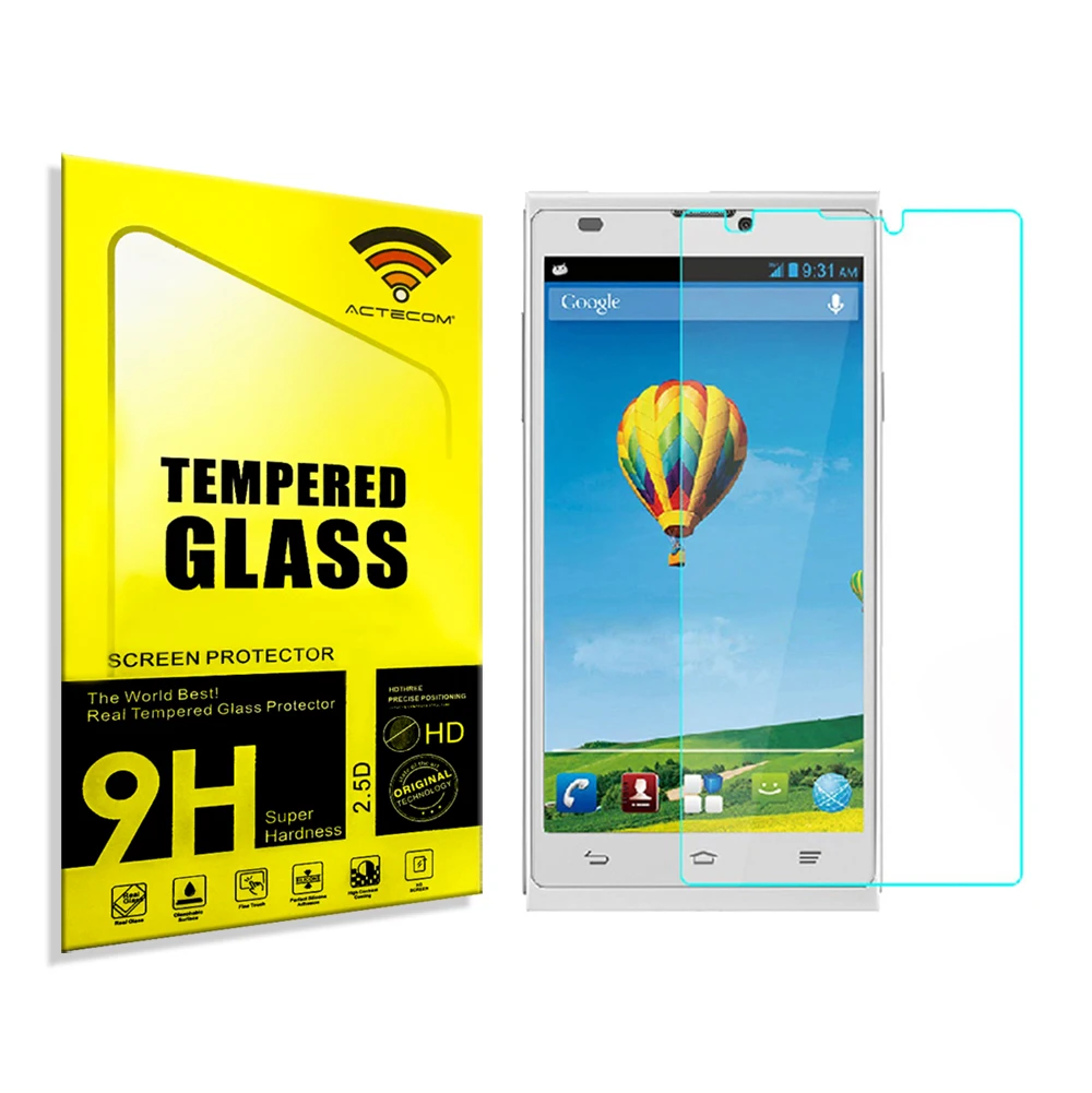 Защитная пленка ACTECOM для zte L2 0 2 мм ccrystal VIDRIO TEMPLADO|Защитные стёкла и плёнки| |