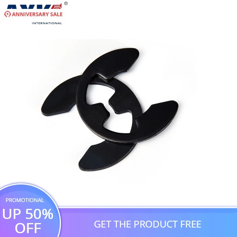 

100pcs M2.5 Nickel Plated Carbon Steel Black DIN6799 Retaining Ring For 2.5mm E-Ring E Clip Snap Ring Shaft Circlip