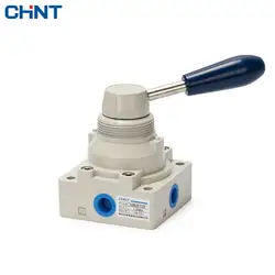 CHINT ручка Клапан три четыре пути ручной переключатель ручной листовой клапан для пневмораспределитель N4HV