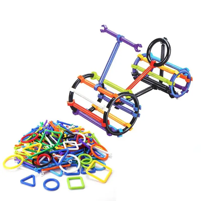 9 стилей собранные строительные блоки игрушки DIY умная палка обучающая игрушка креативный красочный блок монтессори игрушка для ребенка