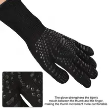 Горячая распродажа 1 пара барбекю пособия по кулинарии термостойкость 500 градусов перчатки для гриля выпечки Детская безопасность прихватки