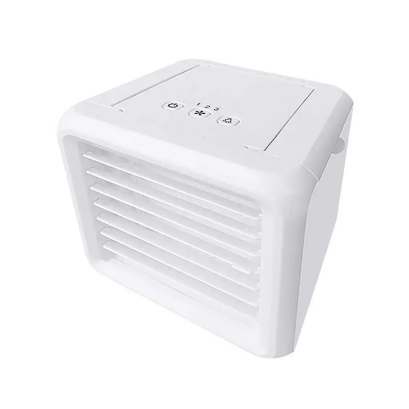 3-in-1 Mini Air Conditioner Fan Humidifying Cooling Air Purification Desktop Air Circulator Cooler Quiet For Office Home Summer