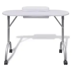 VidaXL Педикюр Маникюр складной компактный стол для маникюра маникюрное оборудование для маникюрного салона с сумкой красивые мебели для