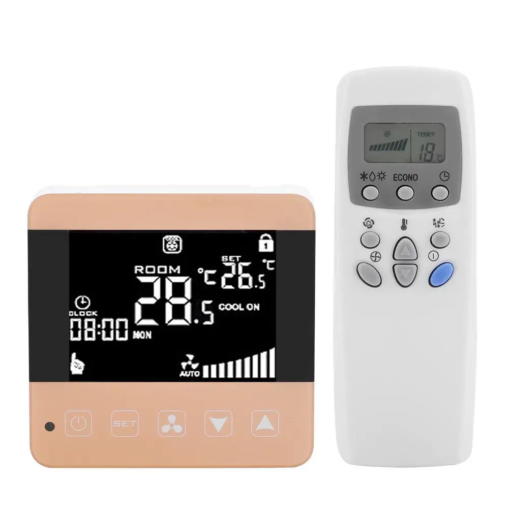

Thermostat Switch Air Conditioning Temperature Controller LCD Digital Intelligent Temperature Controller Thermostat for Central