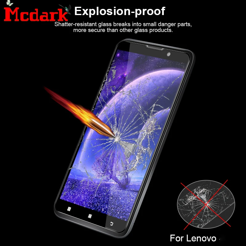 Закаленное стекло 2.5D 9H для Lenovo P70 S60 S850 S856 S860 S939 S960 Z90 Защита экрана Vibe X2 стеклянная