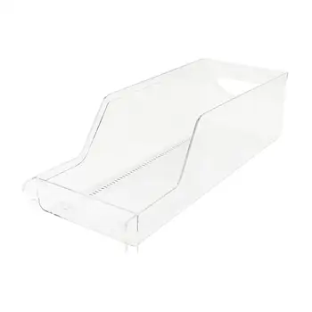 

Drinks Can Fridge Refrigerator Beverage Containers Dispenser Holder Storage Racks for Kitchen Pantry (Clear)