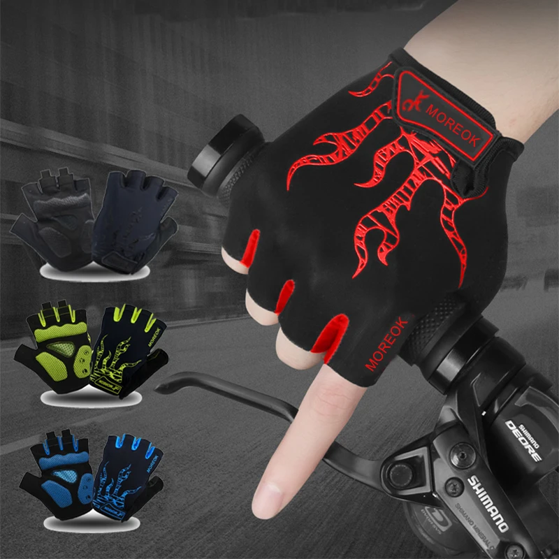 

Large size anti slip Cycling Gloves Bike sport Gloves Bicycle Half Finger Gloves shockproof gloves