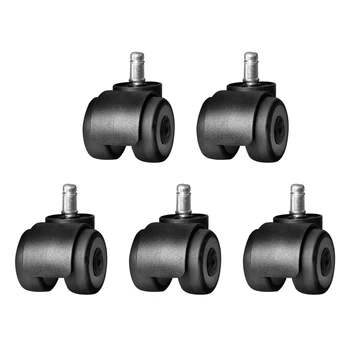 

5pcs Roller Universal Durable Long Time Use Wear Proof Metal Material High Quality Desk Wheel Chair Wheel for Home Indoor Office