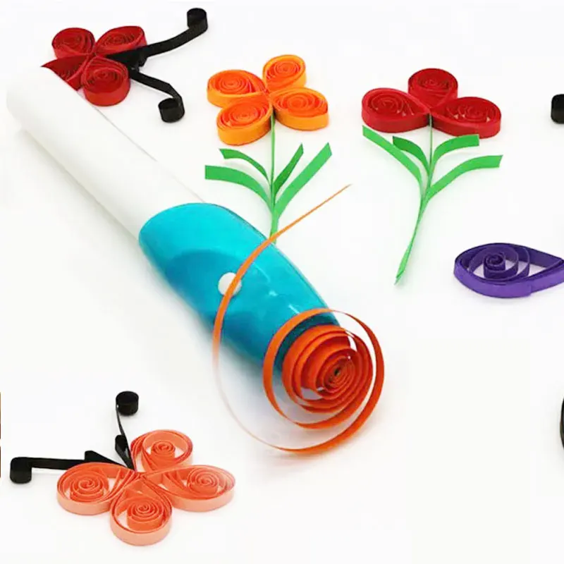 

Electric Paper Quilling Tools Set Winder Steel Curling Pen for Home Garden Origami Artwork Handmade DIY Paper Craft Tool