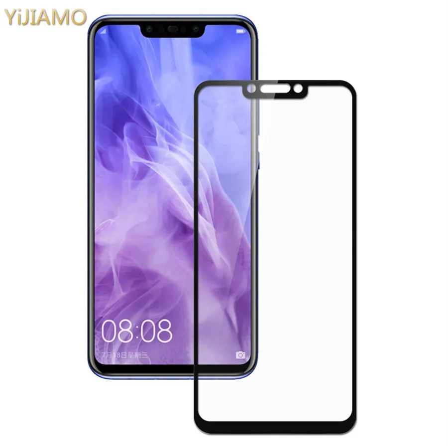 3D 9H Защитная стеклянная пленка для Huawei P20 Lite защита экрана полное покрытие