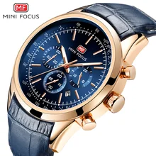 MINIFOCUS Fashion Men's Wristwatch Quartz Watch Men Waterproof Luxury Brand Watches Leather Strap 24hours Relogio Masculino Blue MINIFOCUS Fashion Men's Wristwatch Quartz Watch Men Waterproof Luxury Brand Watches Leather Strap 24hours Relogio Masculino Blue