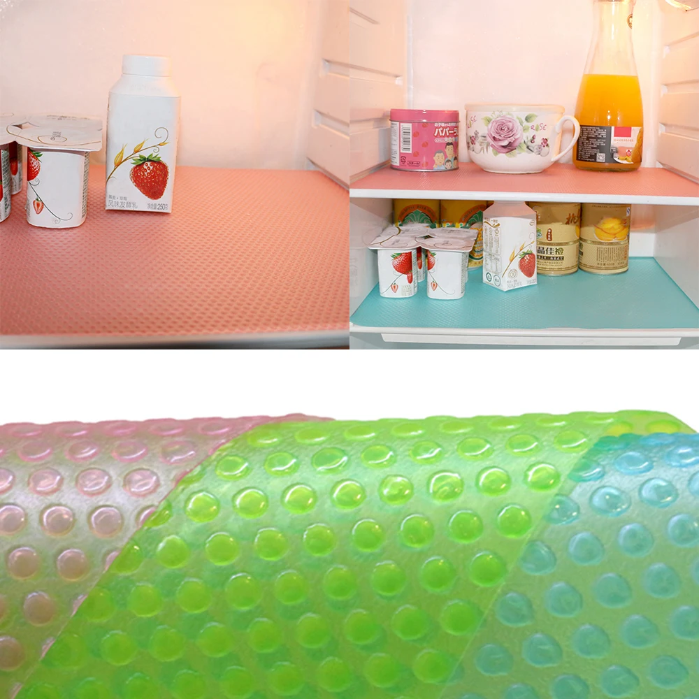 

Silicone Can Be Cut Anti-bacterial Anti-fouling Refrigerator Pads Mildew Moisture Waterproof Pad Mat Kitchen Vegetables Fruits