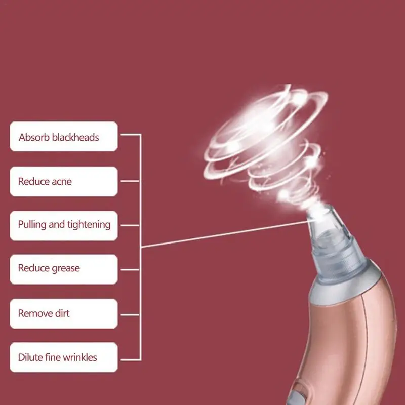 Электрический аппарат для удаления угрей и угрей, экстрактор угрей, всасывающий прыщ, удаление комедонов, инструмент для очистки пор, инструмент для красоты