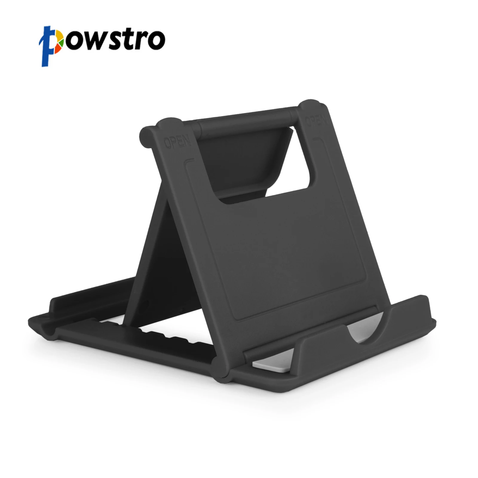

Powstro Foldable Desk Holder Stand Portable Mini Phone Bracket Holder Angle Adjustable Universal For IPhone 8 X 7 Samsung S9 S8