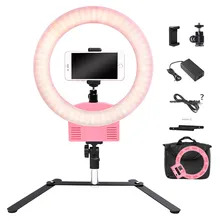 FOSOTO 写真照明 3200-5600 18K 3 ホットカメラ電話の写真撮影リングライト Selfie ためランプタブレットスタンド(China)