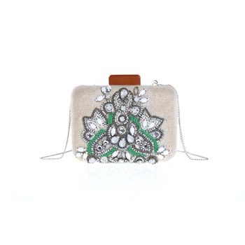 

Women's rigid party bag with fantasy beads and velvet fabric - 014728 Bag WOMAN HANDBAGS ACCESSORY