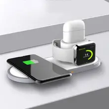 3 In 1 Wireless Charging Base Applicable To Appl Mobile Phone Watch Headset Wireless Charger Multi-function Charging Base