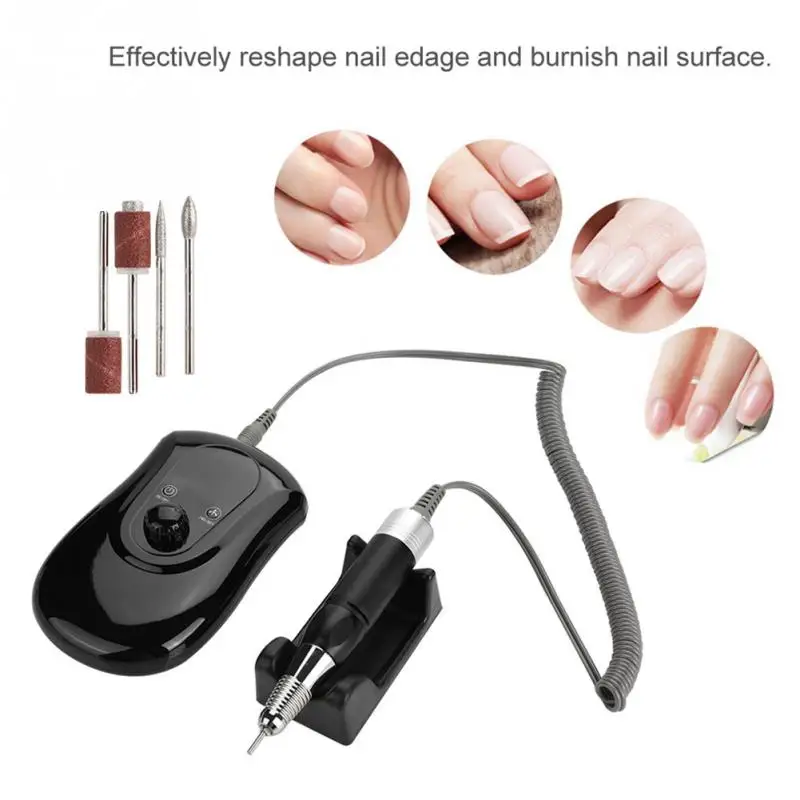 

30000RPM Electric Nail Drill Manicure Set Professional Drill Tool Nail File Bit Manicure Machine Portable Nail Grinding Machine