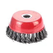 100*16 мм стальная щетка, полировальная щетка, стальная проволока, колесо, чашка, щетка, полировка для шлифовального станка, роторный инструмент