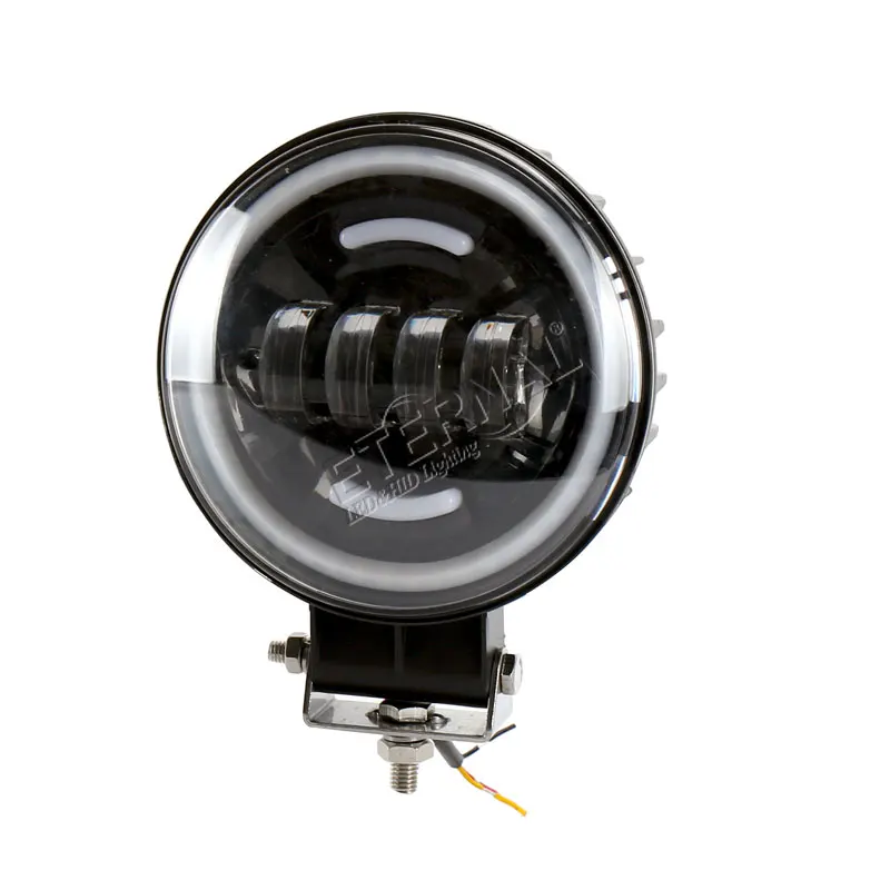 

2x 40W led driving light fog lamp White DRL halo work lamp for off road 4x4 SUV UTV truck trailer car automotive motorcycles