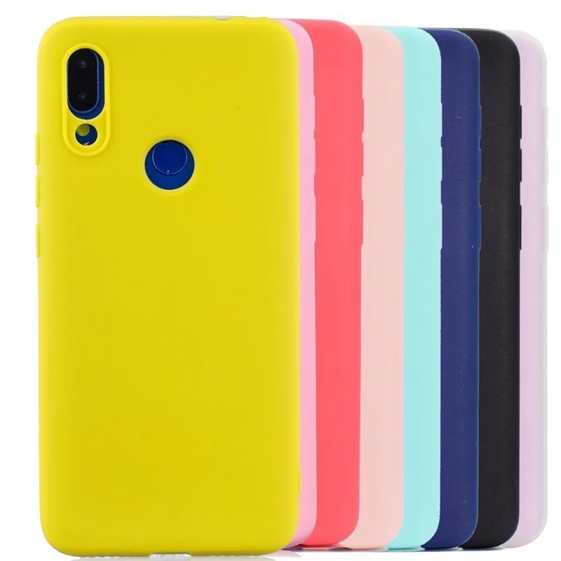 Разноцветный силиконовый чехол для телефона Xiaomi A1 A2 5X 6X F1 Redmi Note 4 4X 5 6 6A 7 Pro Note7 S2 Note6
