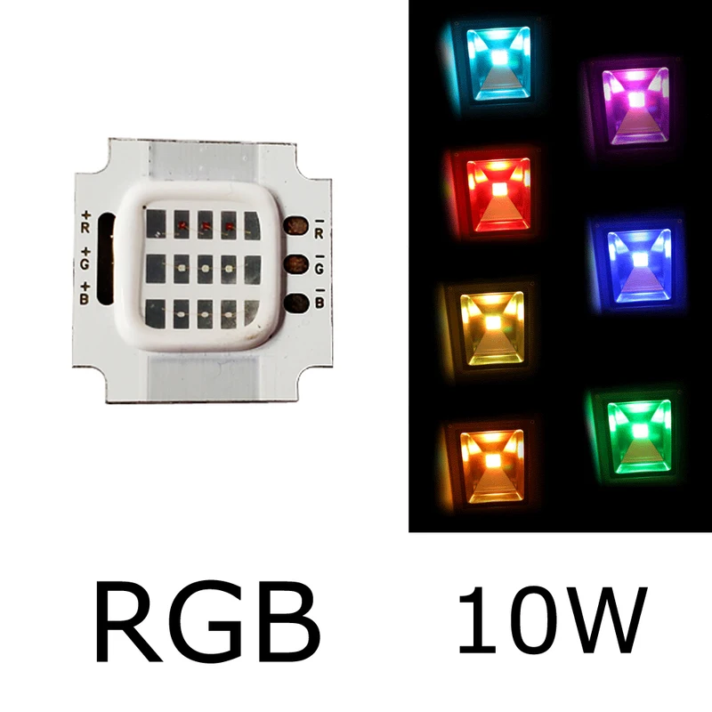 Светодиодный лазерный диод RGB чип 10 Вт супер яркий высокой Мощность COB Диодная