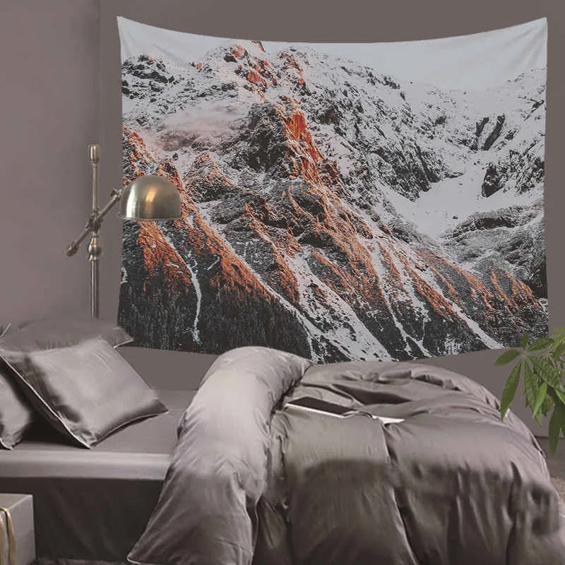 Гобелен Великолепный лесной пейзаж Красивый Wall Art Гобелен 130cmx150cm Европа Гостиная